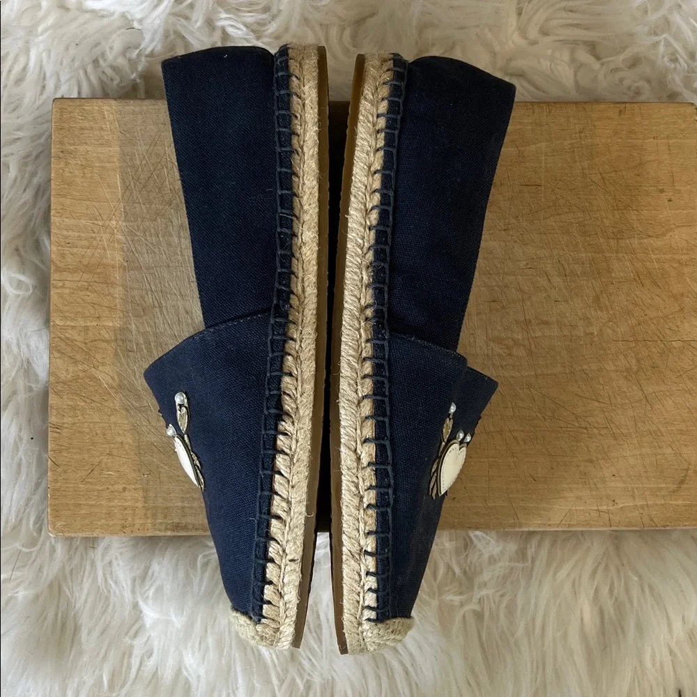 Kate Spade New York Beach Date Crab Embellished Espadrilles Shoes